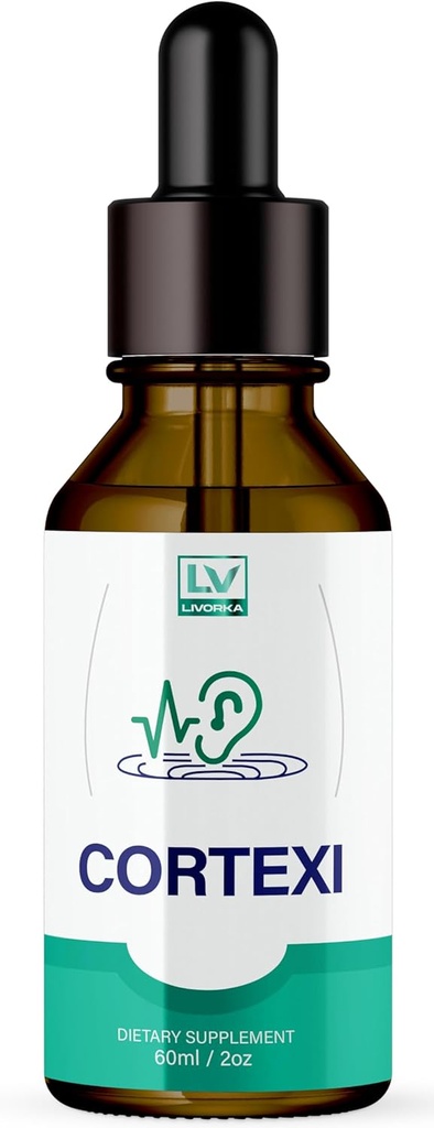 LivorKA 1 Pack - Cortexi Drops - Cortexi Formula, Cortexi Oral, Cortexi Drops - for Ear Health, Health Health, Cortexi Drops to Drink, Cortexi 1 Bottle for 1 Month, Cortexi Review.