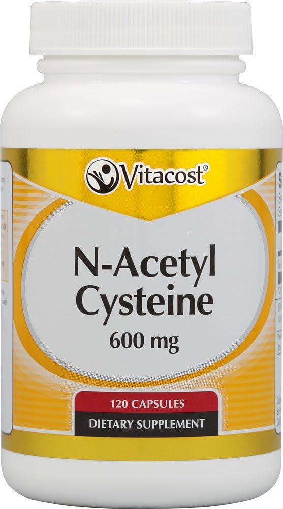 Vitacost N- Acetyl Cysteine (NAC) -- 600 mg - 120 Capsules