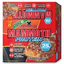 MAMMOTH Protein Bar, Chocolate Peanut Butter Crunch, 25g Protein, Low Sugar, Gluten Free, 12 x 65g (12 g) (Chocolate Peanut Butter Crunch) (12 Count, Chocolate Caramel Crunch)