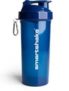 Smartshake Lite Protein Shake Bottle 1000ml 124; Leakproof Gym Shaker Drink for Protein Shake 126; Clear Polypropylene Water Bottle, BPA Free Protein Powder Shaker Cup for Men & Women, Navy Blue