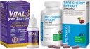 Bronson Vital 3 Joint Solution ® Clinically Proven Liquid Knee Relief Tart Cherry Extract 2500 mg Vegetarian Capsules