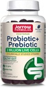 Jarrow Formulas Probiotic + Prebiotic Dieter Suplemen, Kesehatan Digetical, Gut Flora + Ammune Kesehatan - 2 Milyar CFU - 2 Clinically Studied Strains - 60 Gummies - Blackberry Flavor