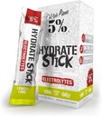 5% Nuclection Hydrate Stick Hydration Packers 124; Sport Electrolyte Powder Mix Packet with Coconut Water (Lemon Lime) (10 Count)