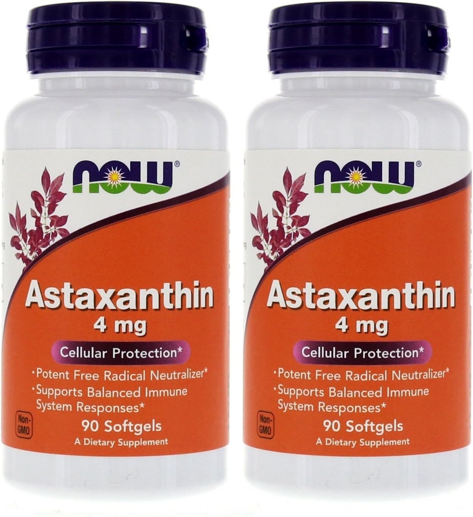 Astaxanthin 4mg 90 Softgels (Perlindungan Cellular) (Paket 2)