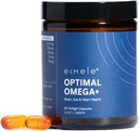EPA & DHA 124; Optimal Omega + Optimal 124; Plant -Based Omega- 3 EPA & DHA & DHA 124; Suplemen Brain, Eye & Heart Health 124; Antioksidant Dukungan Fungsi & Wellsing 124; Nor-GMO 124; Vegan 1244; 60 softgel Capsules