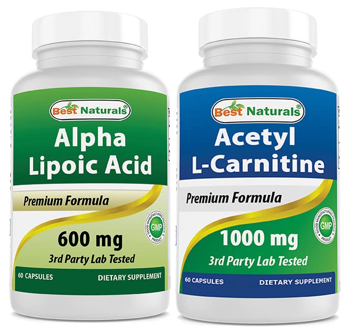 Best Affals Alpha Lipoic Acid 600 mg & Acetyl L- Carnitine 100mg