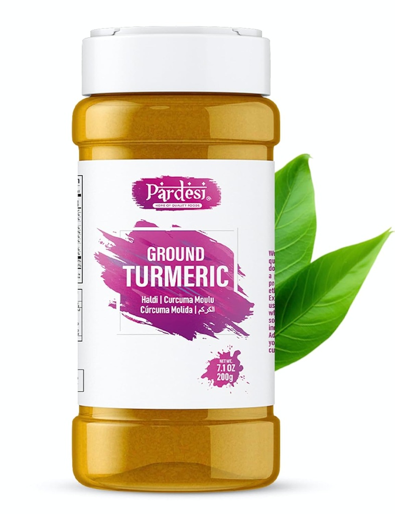 Alami, 100% Curcumin Ground I Haldi I NON GMO, Indian Origin, Easy to Store Jar with Shaker - Turmeric Powder, Turmeric Powder, Curcuma en Polvo 100% Pure, Salt Free - Vegan - Gluten Friendly I India Origin
