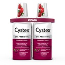 Cystex Urinary Tract Infeksi Dukungan & Prevention - Cranberry Prebiotic Suplemen dengan D-Mannose & Vitamin C untuk Perlindungan & URI Kesehatan Pemeliharaan - 7.6 lf oz - (Paket 2)