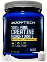 BODYTECH 100% Pure Creatine Monohydrate Powder - Premium Micronized Creatine Creatine Kekuatan dan Performance - Mendukung Otot, Pemulihan, dan Peningkatan Ekstrasi (18oz / 102 Hamba)