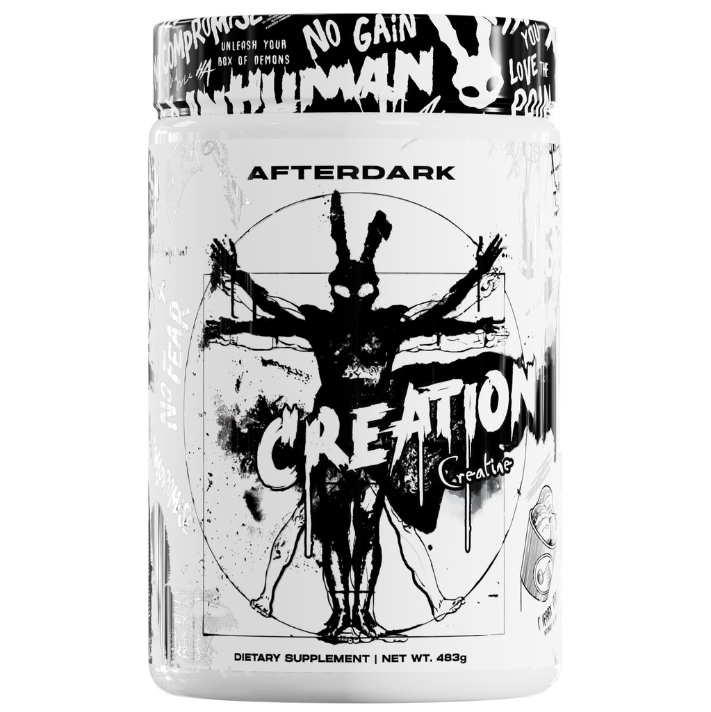 AfterDark Suplemen Menciptakan Powder Monohydrate Creatine, 10000mg Creatine Matrix Blend, Promotes Power, Endurance & Muscle Growth, GMP Disertifikasi, USA Dibuat, 21 Servings, Snow Cone