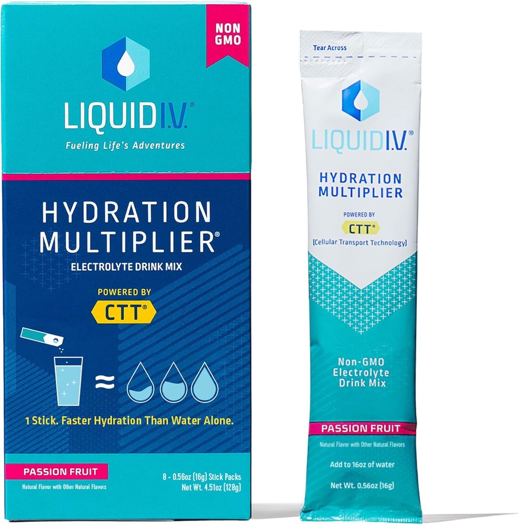 Cairan I.V. Hidration Multiplier Minum Mix - Passion Fruit (8 Stick Packs)
