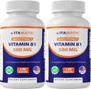 Vitamin Vitamin B1 (Thiamine) 500mg - 2 Pack (120 Capsules Total)
