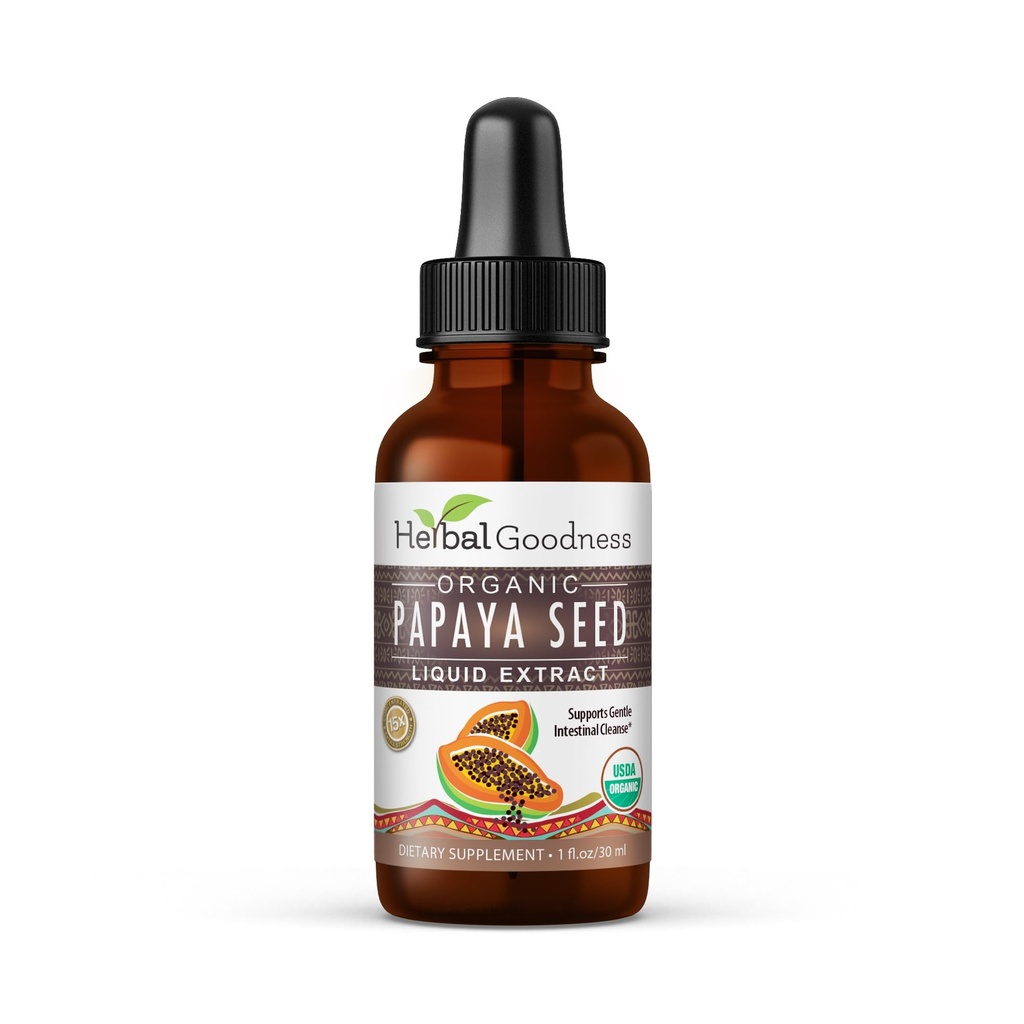 Pepaya Benih 1oz - Organik Superfood untuk Enzymes Digetical, Gut Health- Non-GMO, Raw, dan Unprocessed for Holistic Wellness
