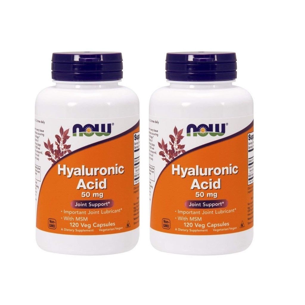 Sekarang Foods Hyaluronic Acid dengan MSN, 120 Capsules (Paket 2)