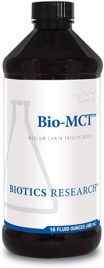 Riset Biotika Bio MCT Otak Fuel, Energi Otak, Energi Murni, Medium Chain Triglycerides, MCT, Caprylic Triglyceride 16 Fluid Ounces