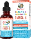 MaryRuth Organics Infant and Toddler Omega- 3 Liquid Drops by Hoble 124; 200mg DHA and 2mg EPA Per Serving 124; Overall Wellness and Healthy Development 124; Unflashored 124; 1 Fl Oz