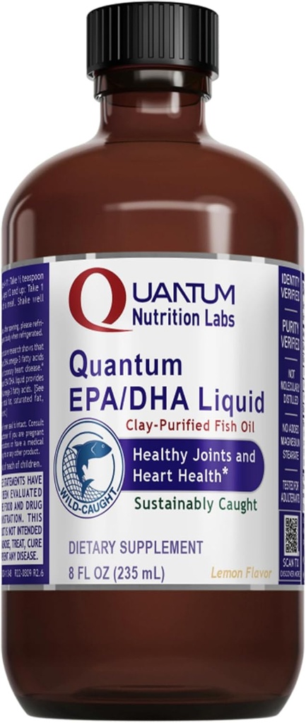 Pengisian Minyak Ikan, Omega 3 Liquid untuk Orang dewasa, Gabungan Hati, & Hati, & Dukungan Kesehatan Otak