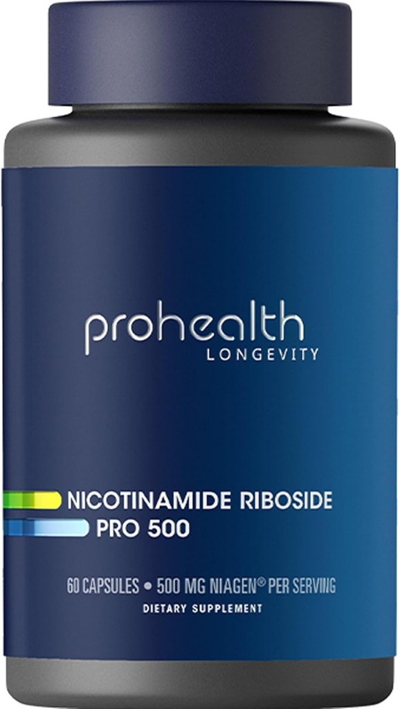 ProHealth Nicotinamide Riboside Pro 500. Dipatenkan NR Niagen 500mg plus 250mg TMG. NAD + Supplemen Boosts NAD +. NR Suplemen Proven dalam 300 Studies. 30 Hamba