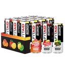 FITAID Recovery Blend, Variety Pack, BCAAs, Glucosamin, Electrolite, Omega-3s, Teh Hijau, 100% Bersih, Paleo, Vegan & Gluten- Free, alami Sweevated & Flavored, 12-oz. kaleng (Paket 12)