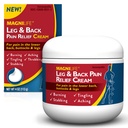 MagniLife Leg & Back Pain Relief Cream, Fast- Acting Pain Relief, Altually Soothe Burning, Ringling and Stabbing Pains with Aloe and Calendula - 4oz