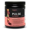 LEGION Pulse Pra Workout Suplemen - Semua Natural Nitric Oxide Pretraining Minum untuk Boost Energy, Creatine Free, alami Sweetened, Beta Alanine, Citrulline, Alpha GPC (Fruit Punch)