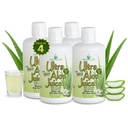 Keajaiban Aloe Ultra Aloe Vera Juice, 1 QT 4 Pack, Whole Leaf, Pure, Disaring, Dibentuk untuk Isi dan Kemurnian (Gallon)