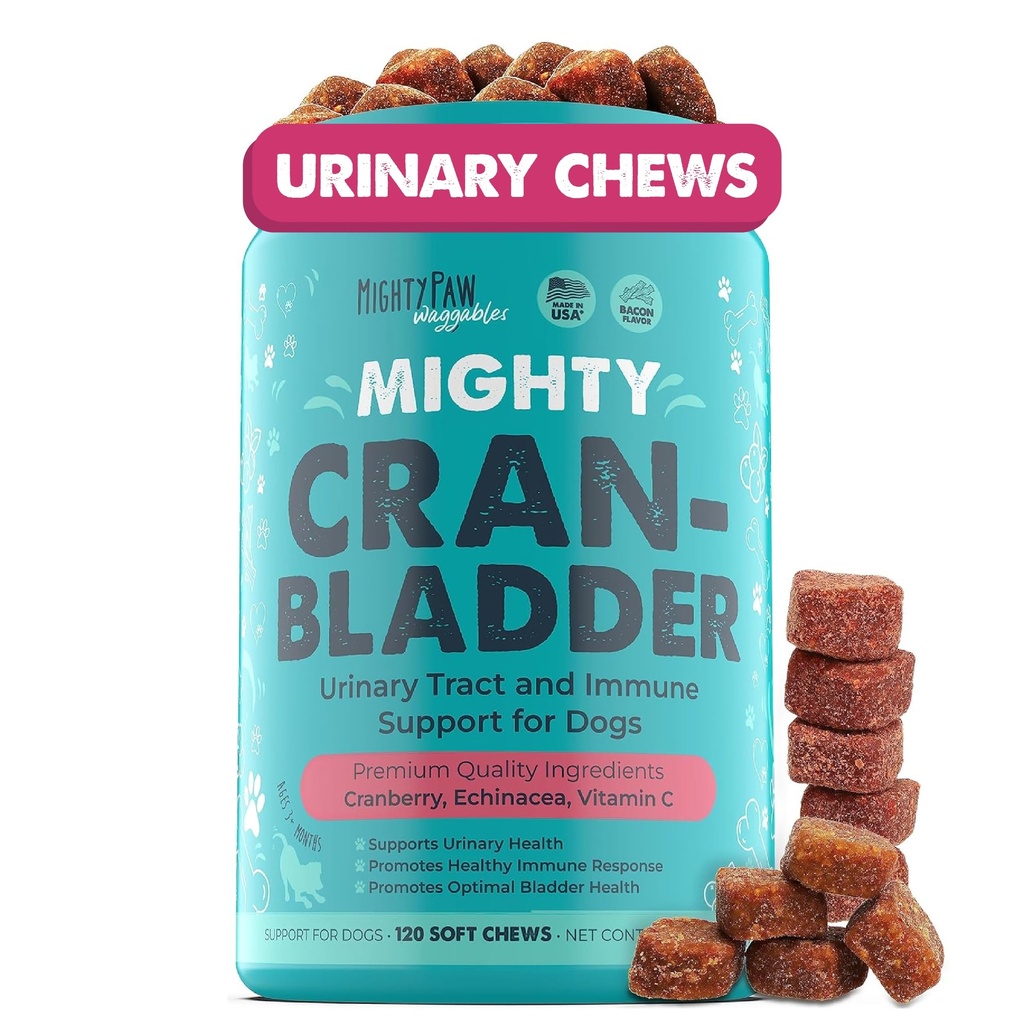 Mighty Paw Waggables Cran-Bladder (Dibuat di Amerika Serikat):
