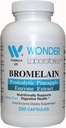 Wonder Labs Bromelain 2000 150mg, Protolytic Pineapple Enzyme Extract, Nutronitially Supports Digetical Health - 250 Capsules