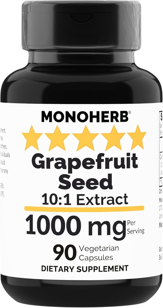 MonoHERB Grapefruit Extract 1000 mg - 90 Vegetarian Capsules