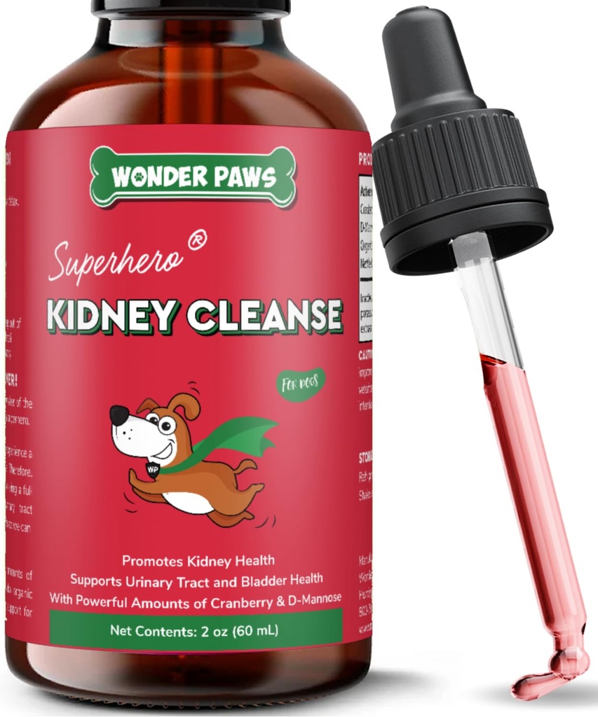 Wonder Paws Premium Kidney Dukungan untuk Dogs - Cranberry Suplement for Dogs - Dog UTI Treatment