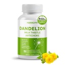 Dandelion Milk Thistle Artichoke Burdock Turmeric - Dukung Kesehatan Hati, Dukungan Bantuan Digetical Aid - Dibuat dan Diuji di Amerika Serikat
