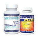 Lipozene Weight Loss Combo dari satu Mega Bottle 120 Count dan satu Bottle of MetaboUP Thermogenic Supplemen 60 Jumlah - Bom Metabolisme, Meningkatkan Energi, dan Kontrol Appetit Anda