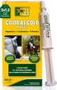TRM Good sebagai Tambahan Perbaikan Equine Emas Tempel untuk Relaxation dan Focus 124; Tryptophan, Magnesium, B Vitamin - 3 Qty x 1.23 oz (3 Qty x 35g) - 3 Qty x 1.23 oz
