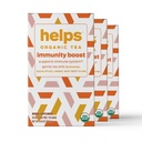 HELPS TEAS TEAS 124; Membantu kekebalan Boost Tea 126; campuran organik herbal Echinacea, Eucalyptus, Mint, Linden, Thyme dan Natural Honey Flavor. FASITATUS Respiratory Health 144; 16 Tea Bags - Paket 3: 124;