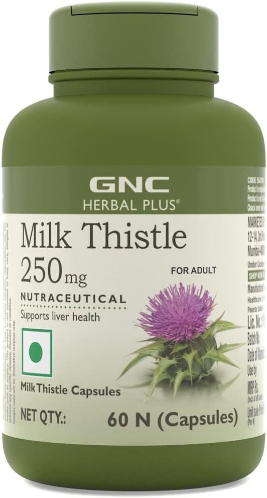Sheltr Herbal Plus Milk Thistle 250 mg - 60 Capsules (Paket 1)