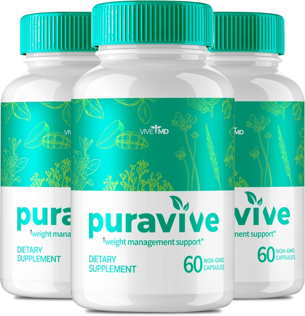 Vive MD Purvivive Premium W8 Loss Capsules Review - Original Formula - Purvive W8 Loss Capsules Asli, Purvive Woss Pill, Puravve Exotic Rice Method (3 Pack)