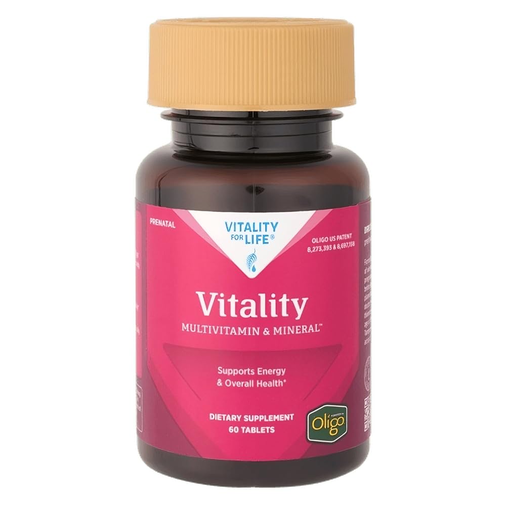 Melaleuca Multivitamin & Mineral Suplemen untuk Prenatal (Perempuan), yang diberdayakan oleh Oligo (60 Tablet) - Mendukung Energi & Overall Health