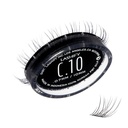 Lashify Curl 10mm Gossamer DIY Eyelash Extensions Refill, Black, Easy False Eyefures for a Natural Look