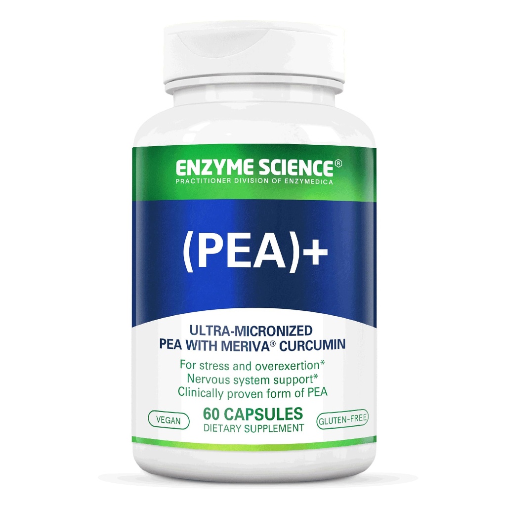 Enzyme Science Pea + Turmeric Curcumin Suplement for Physiological Support Option Gugup, Imune, & Muscular Systems - 60 Kapsul