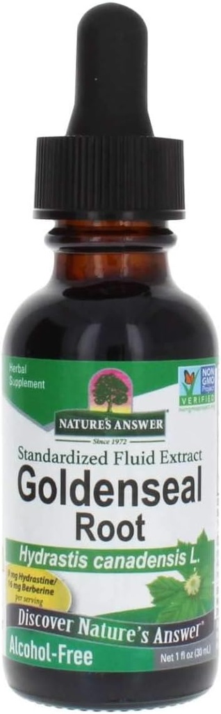 Nature 's Respon Golden Seal Root Extract Alkohol 1 Ounce 124; Natural Ammune Booster 124; Promotes Lung Health