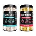 Murni Asli Bahan Goldenseal Berberine & Bitter Melsules Bundle, (730 Capsules) Tidak ada Magnesium atau Rice Fillers