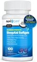 Maximum Power Sleepaid Soft Gels - Nighttime Sleep Aid dengan Diphenhydramine HCI 50mg - Non Habit Membentuk Pill Tidur untuk Dewasa - Extra OTC Sleep Aids untuk Orang Dewasa (100 Count)
