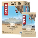 CLIF BAR-Energy Protein Bars - White Chocolate Macademia Nut - Macademia Dibuat dengan Oats Organik - Bar Energi - Non- GMO - (15 Pack)