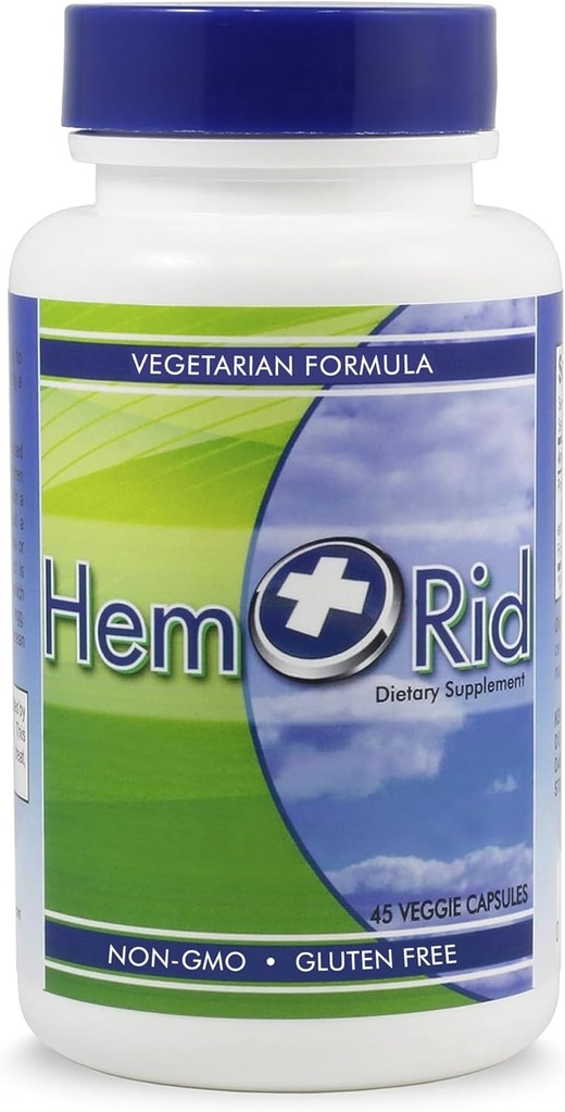 HemRid Best Hebreheid Supplement, Mengurangi Gitching, Irritation, Bleeding, Burning in 2-5 Days, Secara klinis Diuji Ingradisasi Cepat Menyediakan Bantuan Dalam 120 Hari