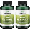 Swanson Sweet Wormwood - May ProptunGI Gut Health, Microbial Balance & Digetical Health Suplemen Herbal dengan Artemisinin - (90 Capsules, 425mg Masing-masing) 2 Pack