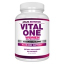 Arazo Nutrition Vital One Multivitamin for Women - Daily Wholefood Suplement - 90 Vegan Capsules