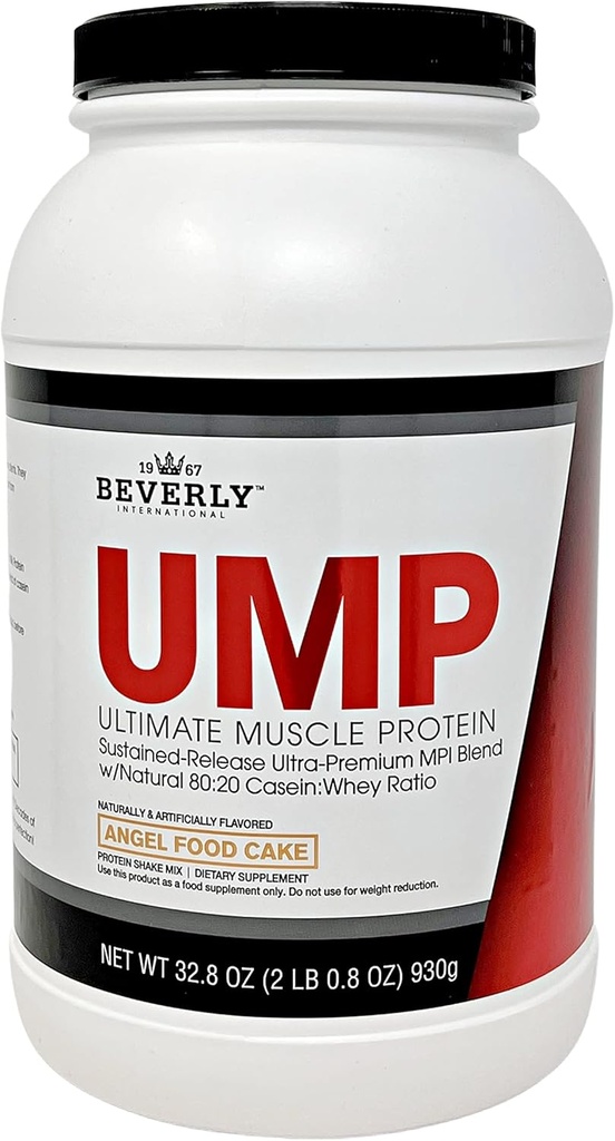 Beverly International UMP Protein Powder, Angel Food Cake.
