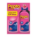 Pepto Bismol Liquid Ultra untuk Nausea, Heartburn, Intervention, Upset Perut, dan Diare - 5 Symptom Fast Relief, Cherry Flavor 12 oz (Paket 3)