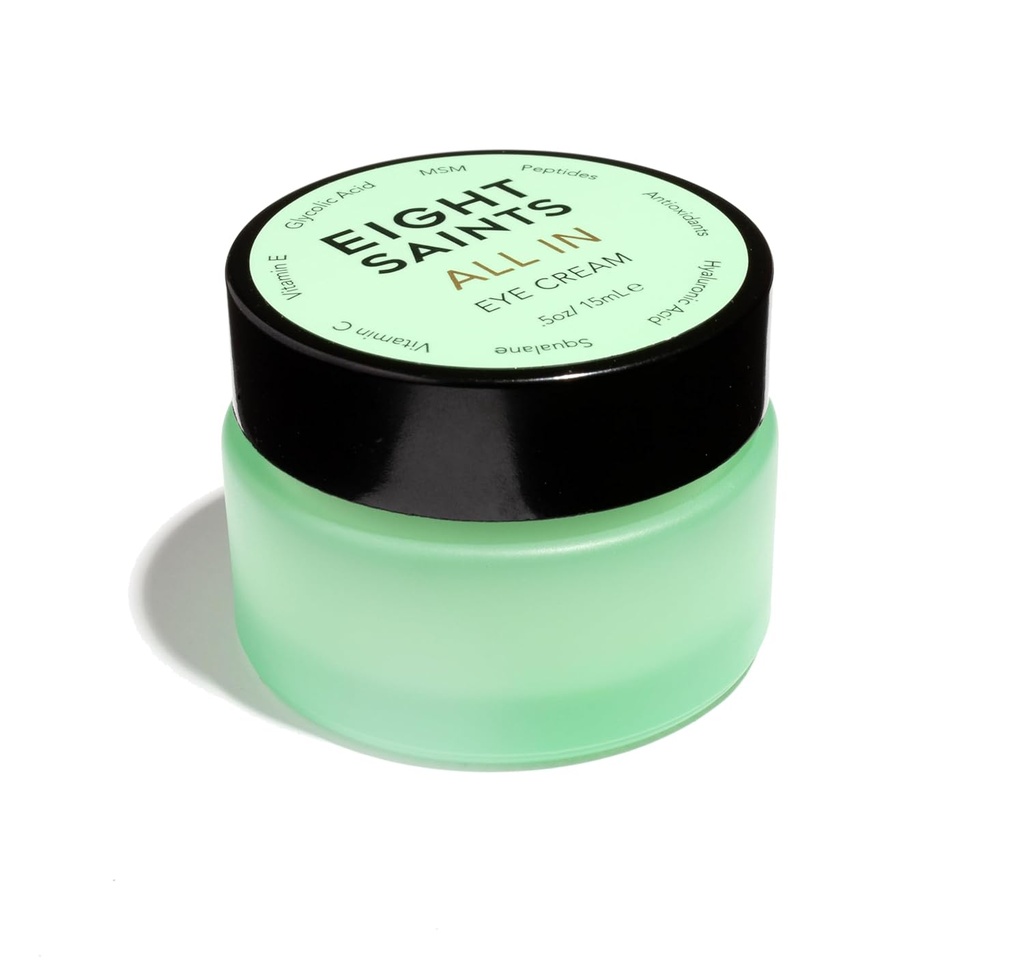 Delapan Saints Skin Care All In Eye Cream, Natural and Organic Anti Aging Under Eye Cream to Reduce Puffiness, Wrinkles, and Under Eye Bags, Dark Circles Under Eye Treatment, 0.5 Ounces