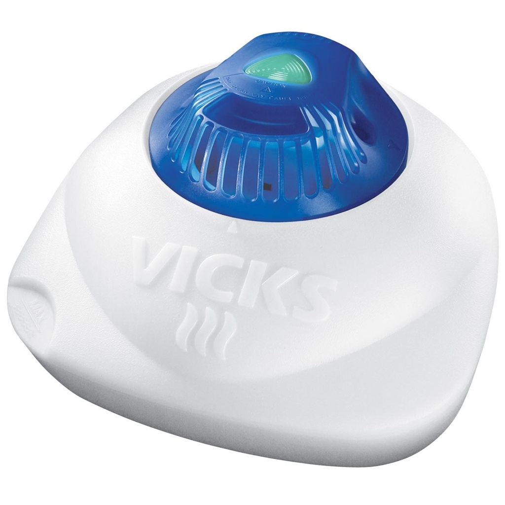 Vicks Warm Steam Vaporizer, Small to Medium Rooms, 1.5 Gallon Tank - Warm Mist Humidifier for Baby and Kids Rooms with Night Light, Works with Vicks VapPads and Vaposteum